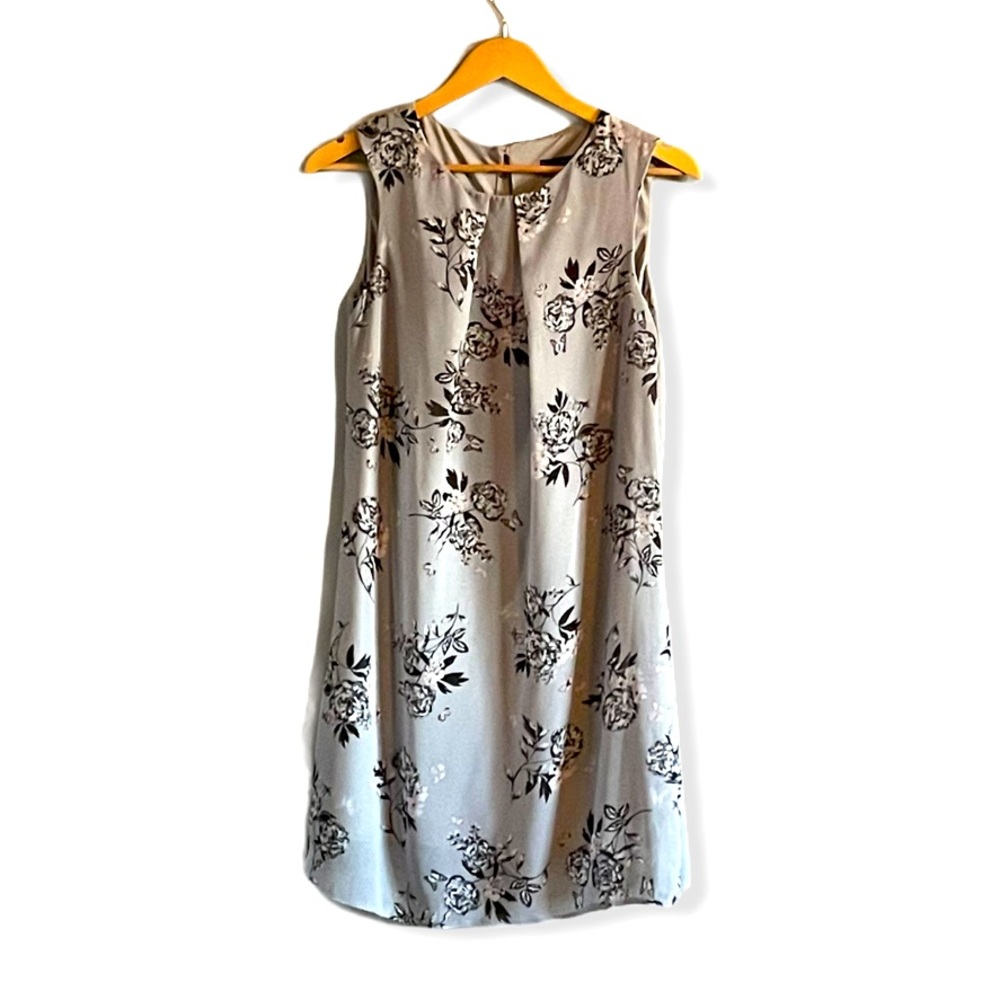 Gray and floral Atmosphere Ladies Dress Sz 6